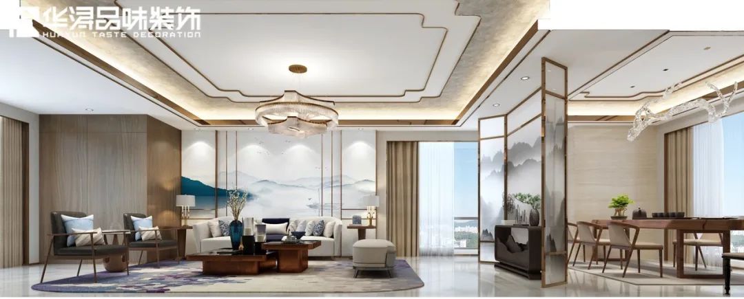 青山绿水间,370m²新中式奢华雅居-43