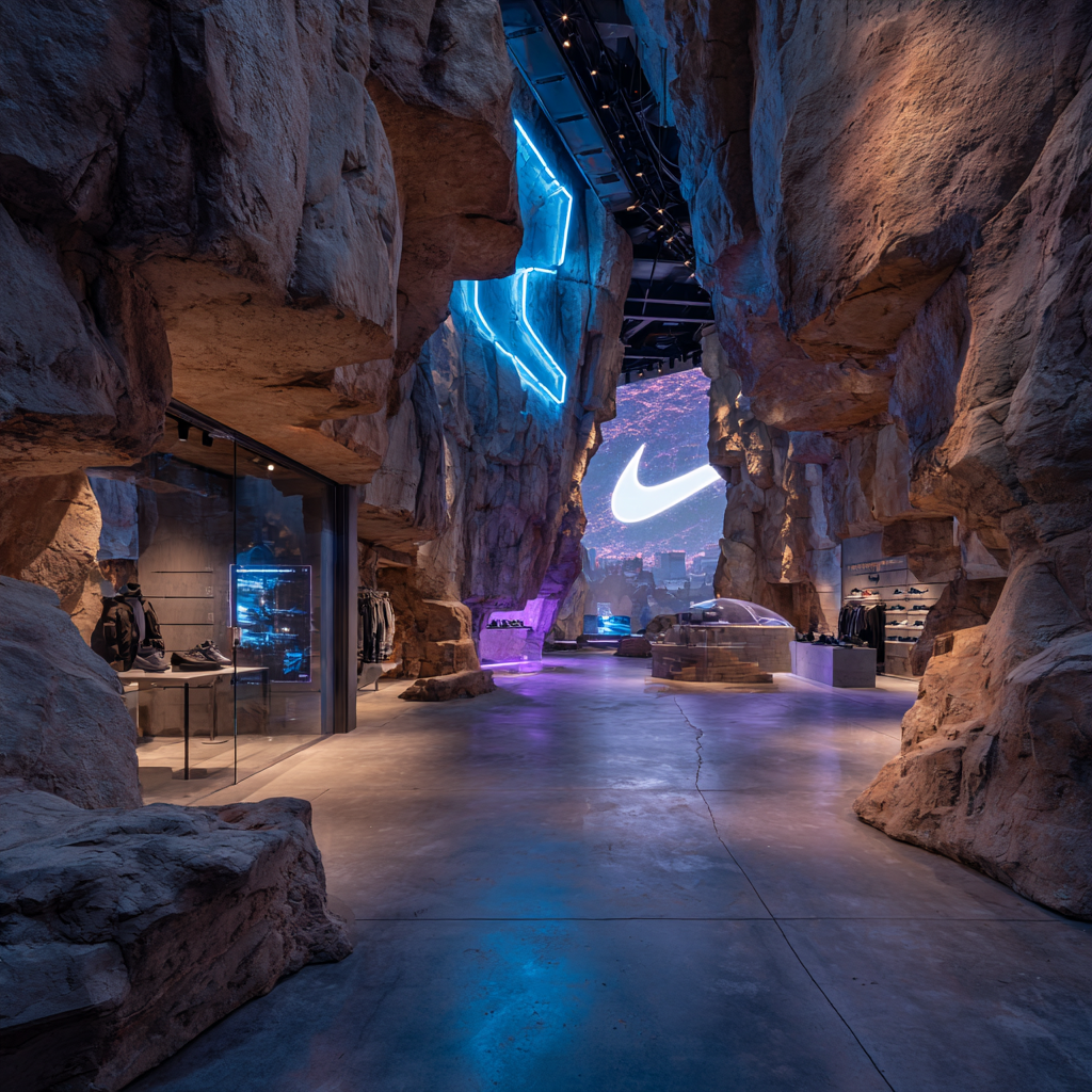 NIKE概念店 云上美学丨深圳云上美学设计机构-7