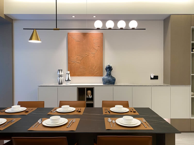 年轻夫妻现代轻奢家居，功能收纳两不误-11