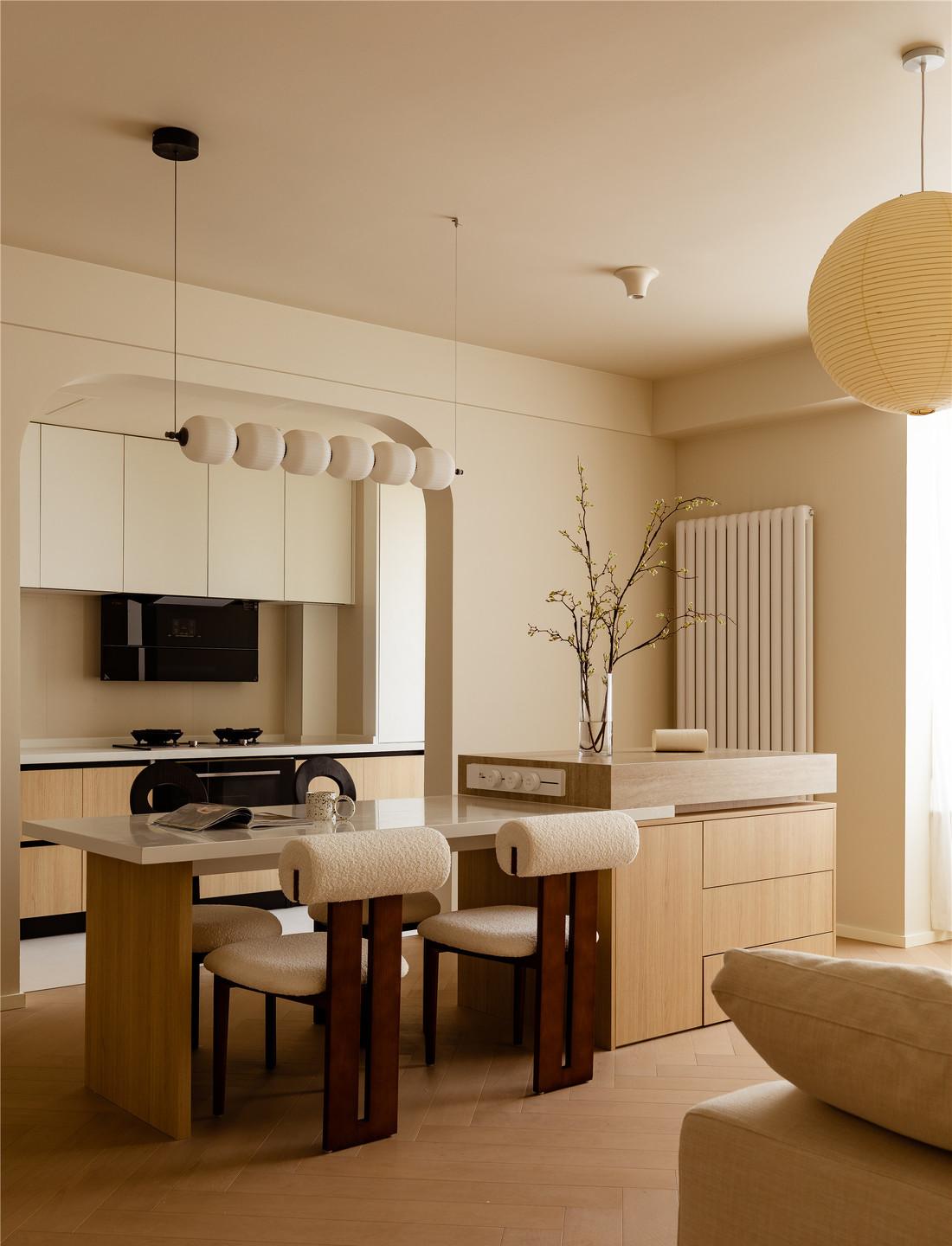 软糯奶油风小户型住宅设计-6