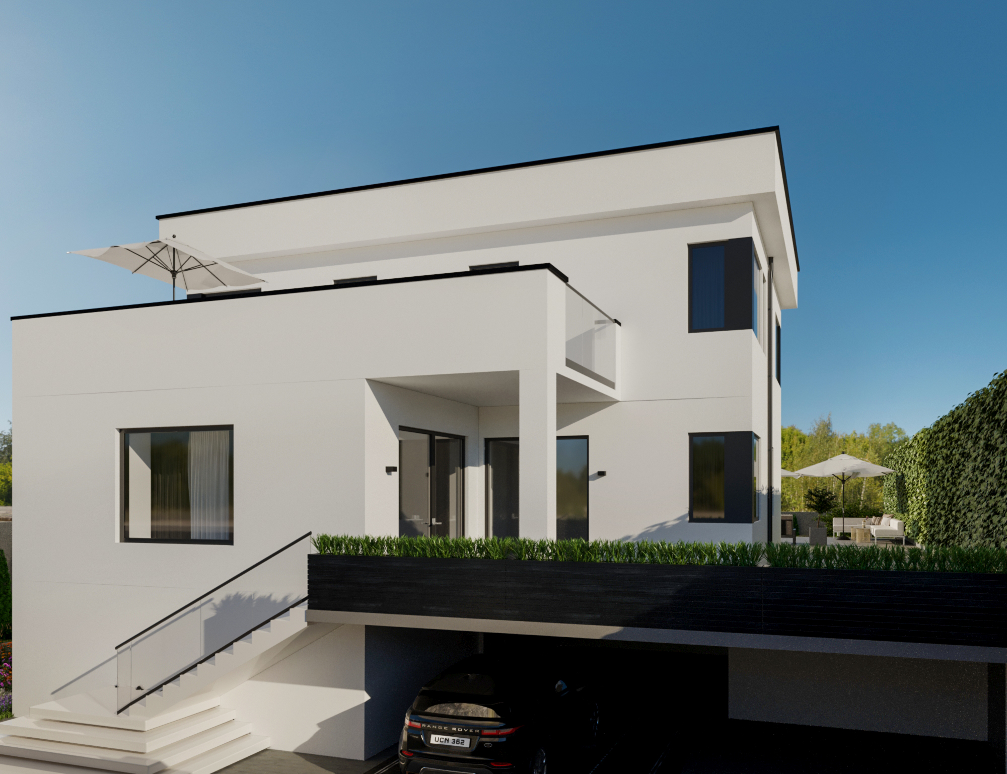 Modern White house-6