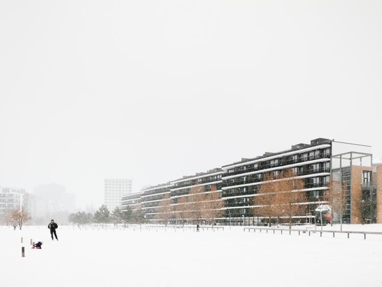 Adrian Schulz Architekturfotografie丨Gleispark -winter-丨德国-3