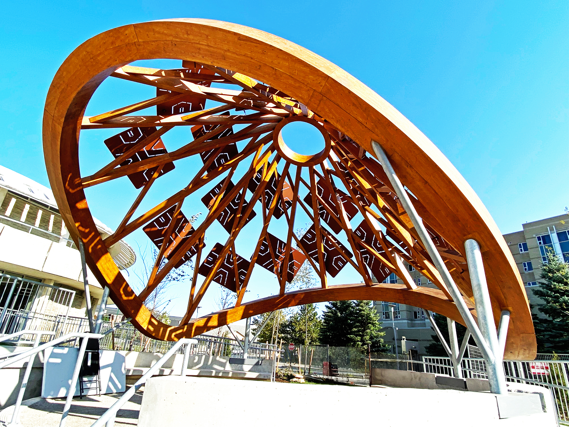 CEREMONIAL ARBOUR AT WAMPUM LEARNING LODGE | Eventscape-3