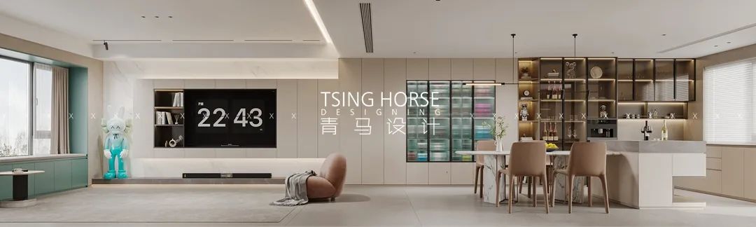 曲江大城雍宸上叠现代简约别墅设计丨青马别墅设计-17