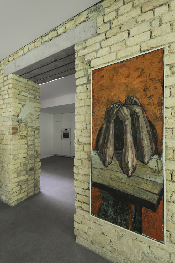 松树林中的现代住宅-26