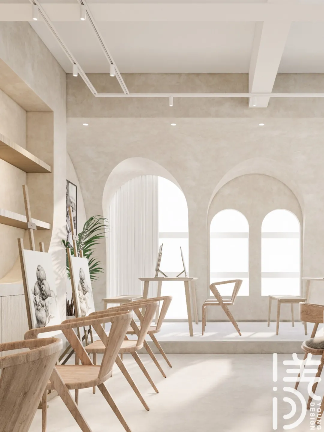 锈迹·水泥艺术 · 侘寂风格画室设计丨深圳漾空间设计有限公司-0