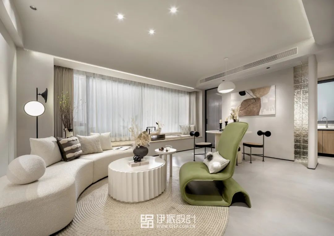 湖上云庭奶油系侘寂风样板间丨中国嘉兴丨深圳市伊派室内设计有限公司-15