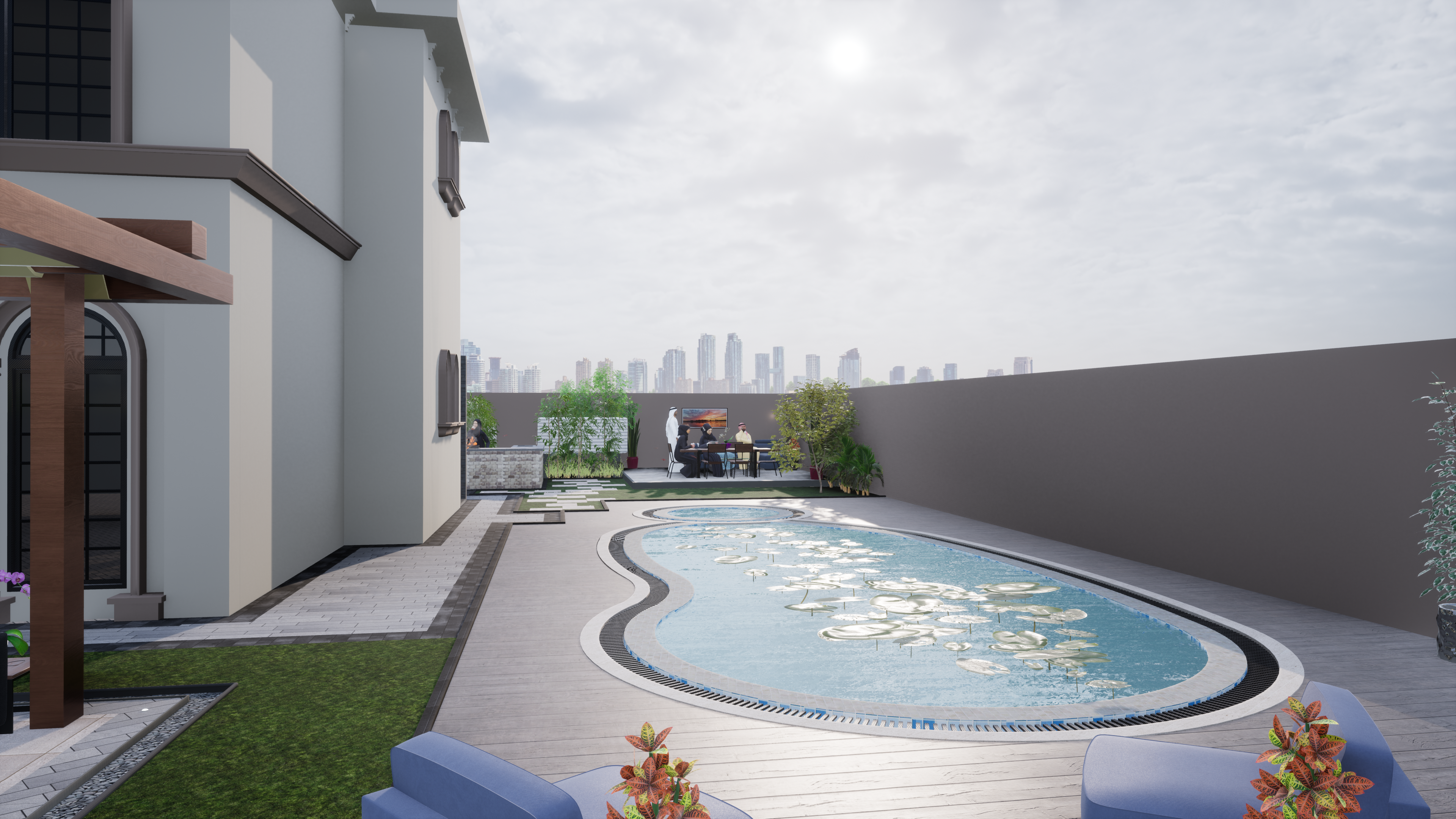 Mr.Mustafa building + landscape design-Dubai -2021-22