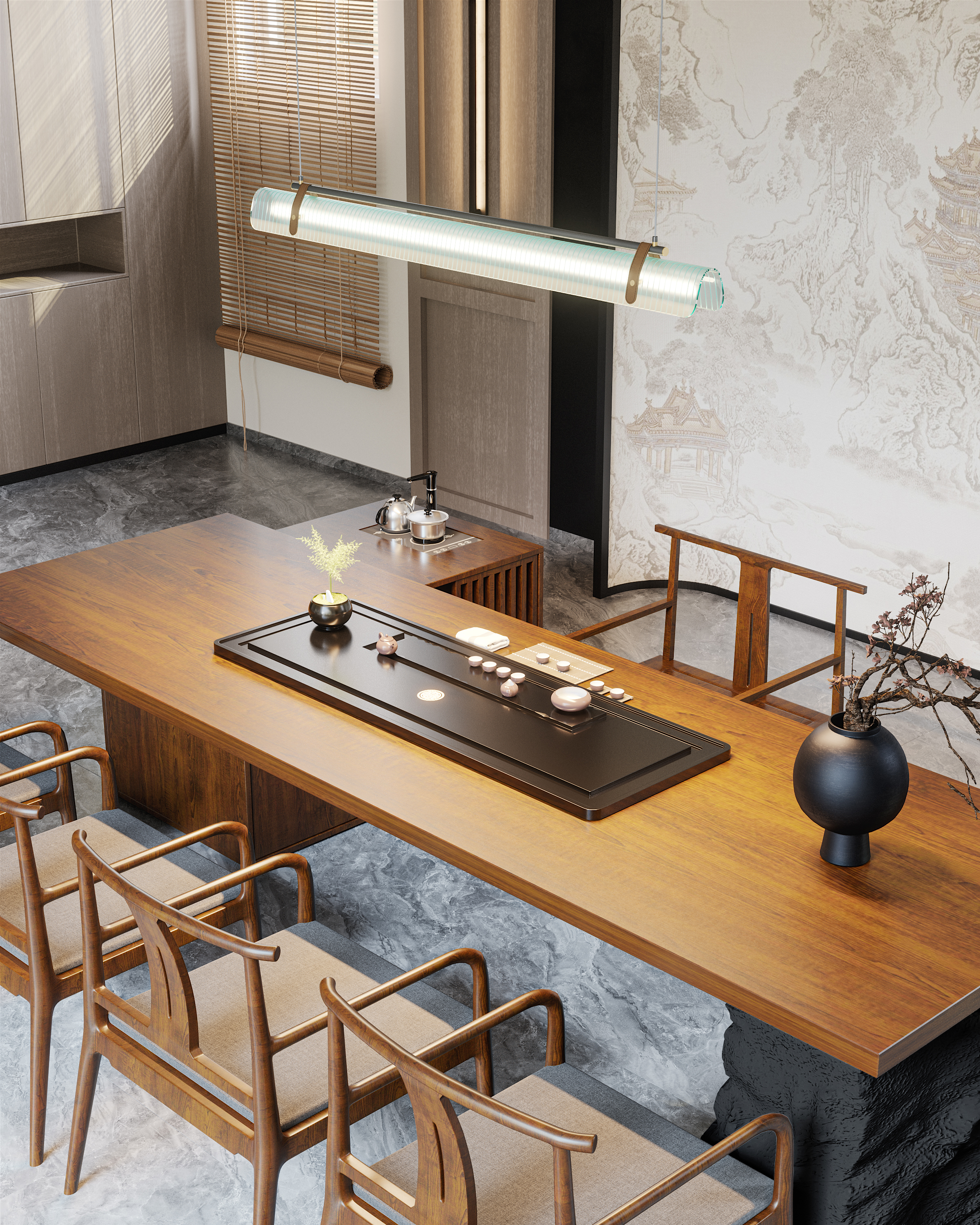 锦绣山河别墅丨壹梵设计-19