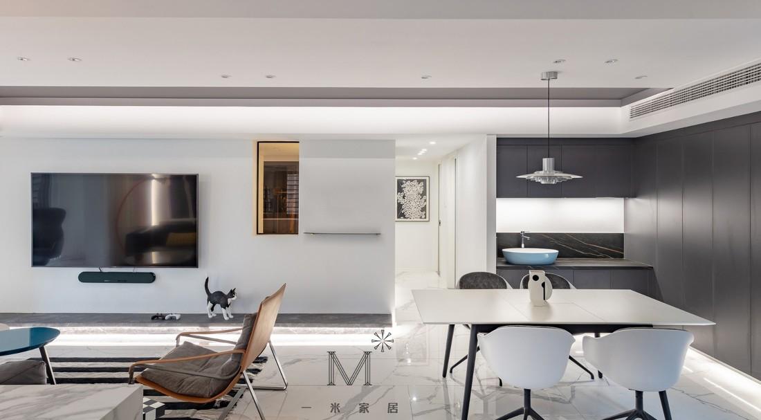 平层丨【一米家居】黑白灰居住智慧-10