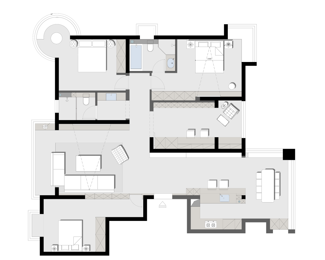 200㎡雅舍时光 · 洛阳家居生活新定义丨中国洛阳丨J·W DESIGN 井外空间设计事务所-27