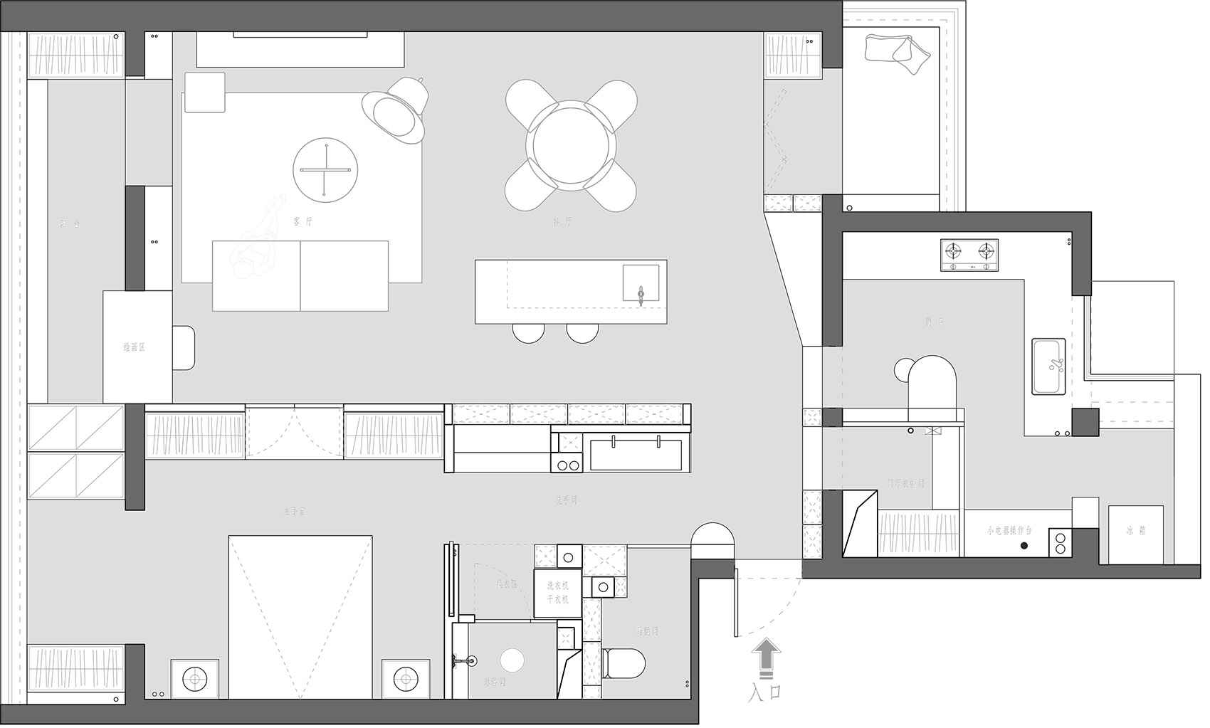 退休宅丨中国北京丨七巧天工设计-29