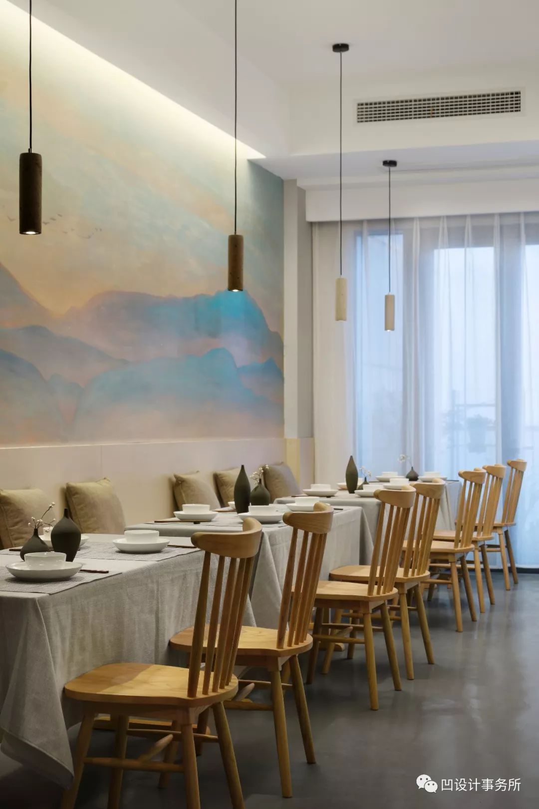 《且慢》素食餐厅,融合自然与传统的设计佳作-45