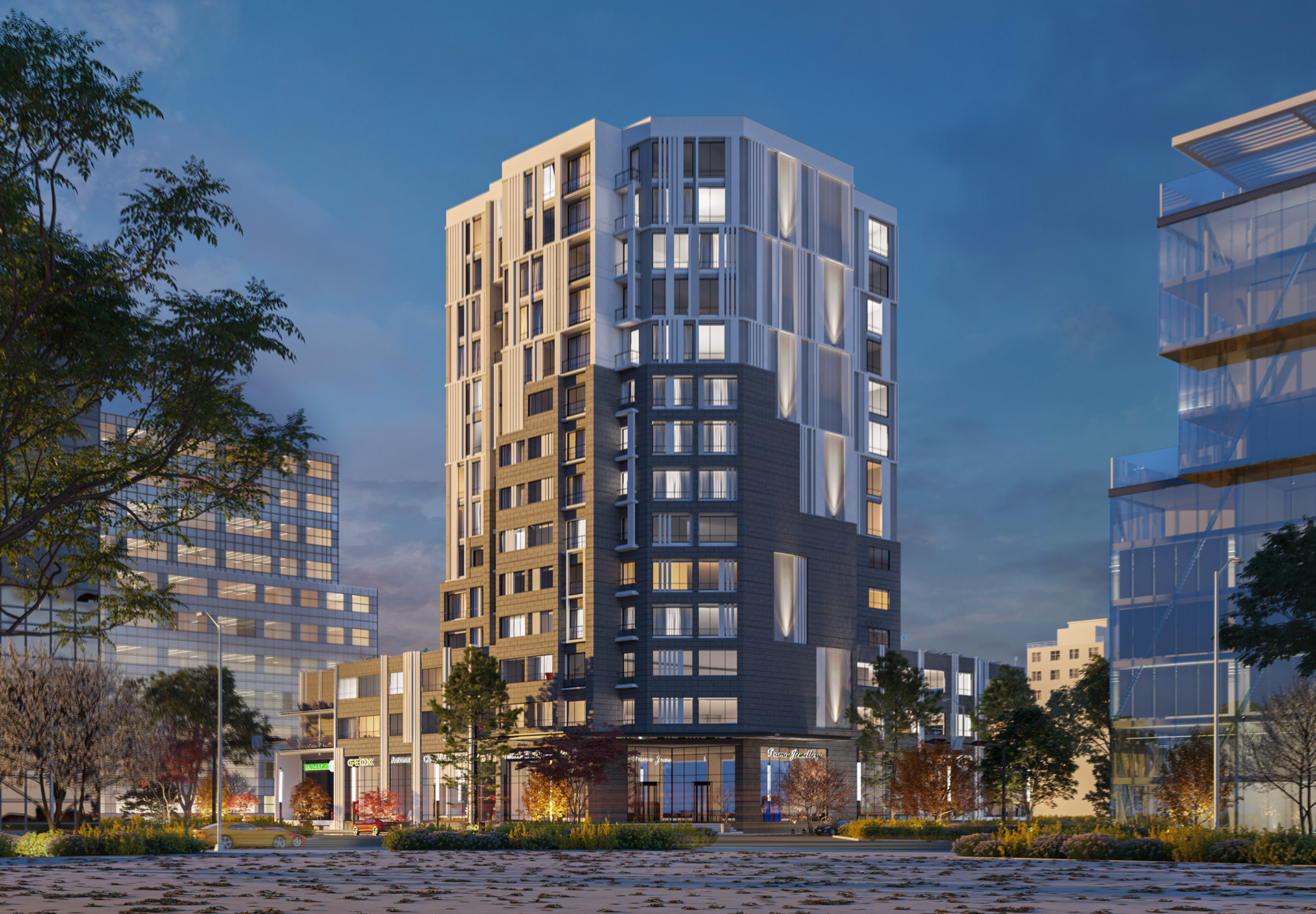 阿布扎比混合用途建筑丨阿联酋阿布扎比丨Sherin hany Yasmin Ashraf-7