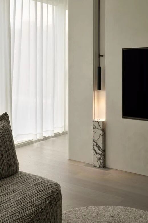 以大地色系与极简语言,构筑155平弹性功能丨中国台中丨新橙设计-57