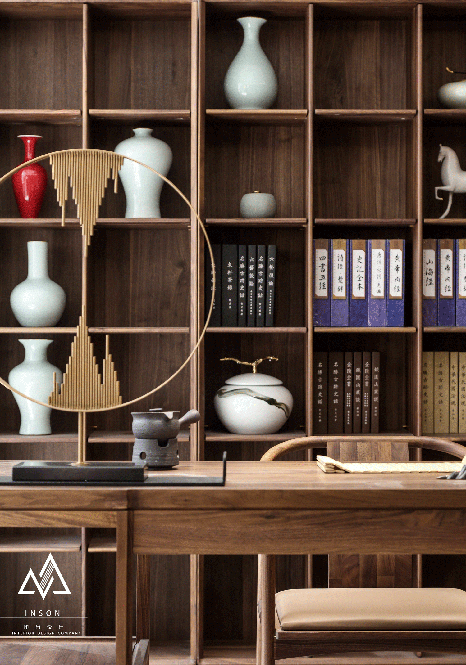 徐州印尚设计-300㎡中式别墅【秋日偶得】-66