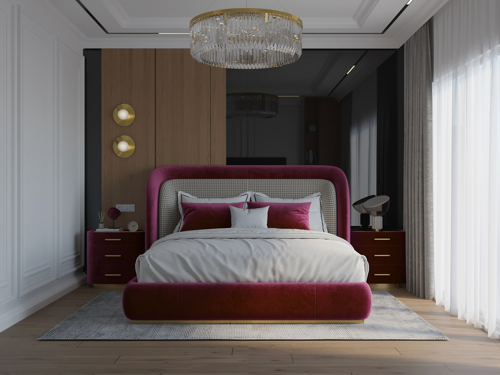 新古典主义卧室设计丨Abdelrahman ayman-4