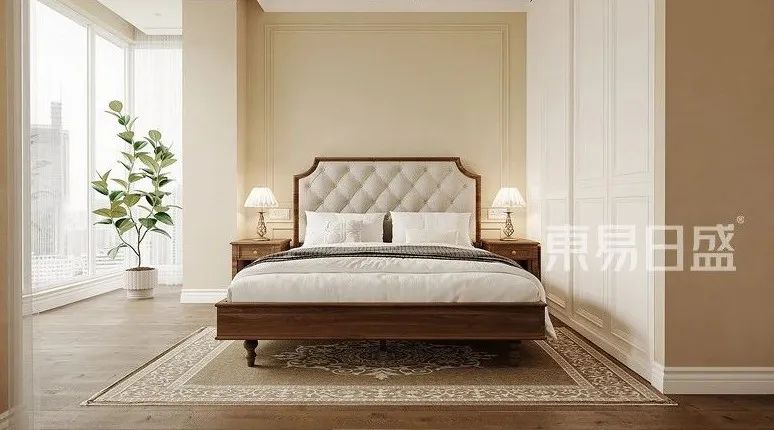 三居室简约美式风格｜复古浪漫  恬静淡雅-42