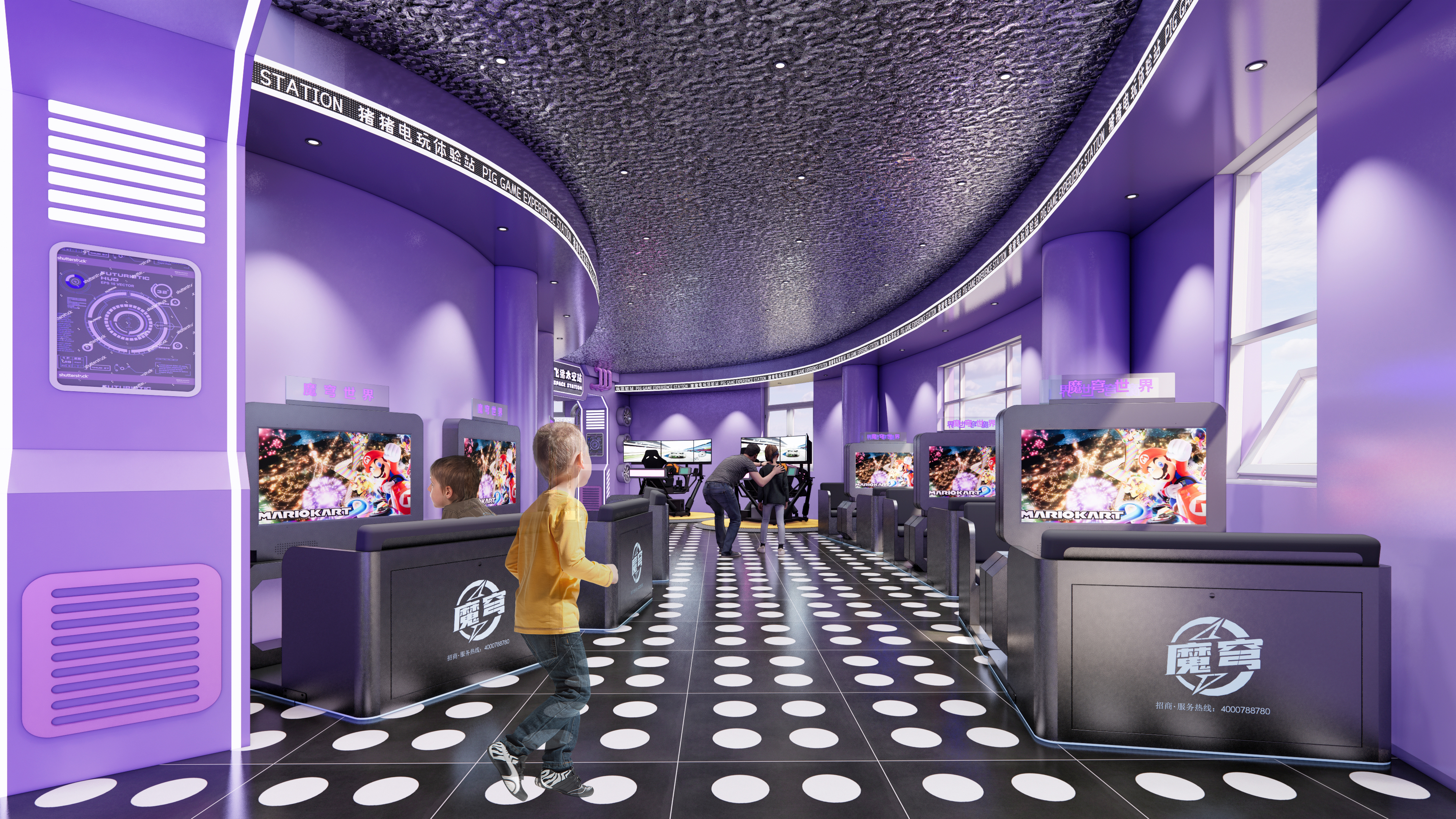 太空之旅——主题电玩游戏体验馆-13