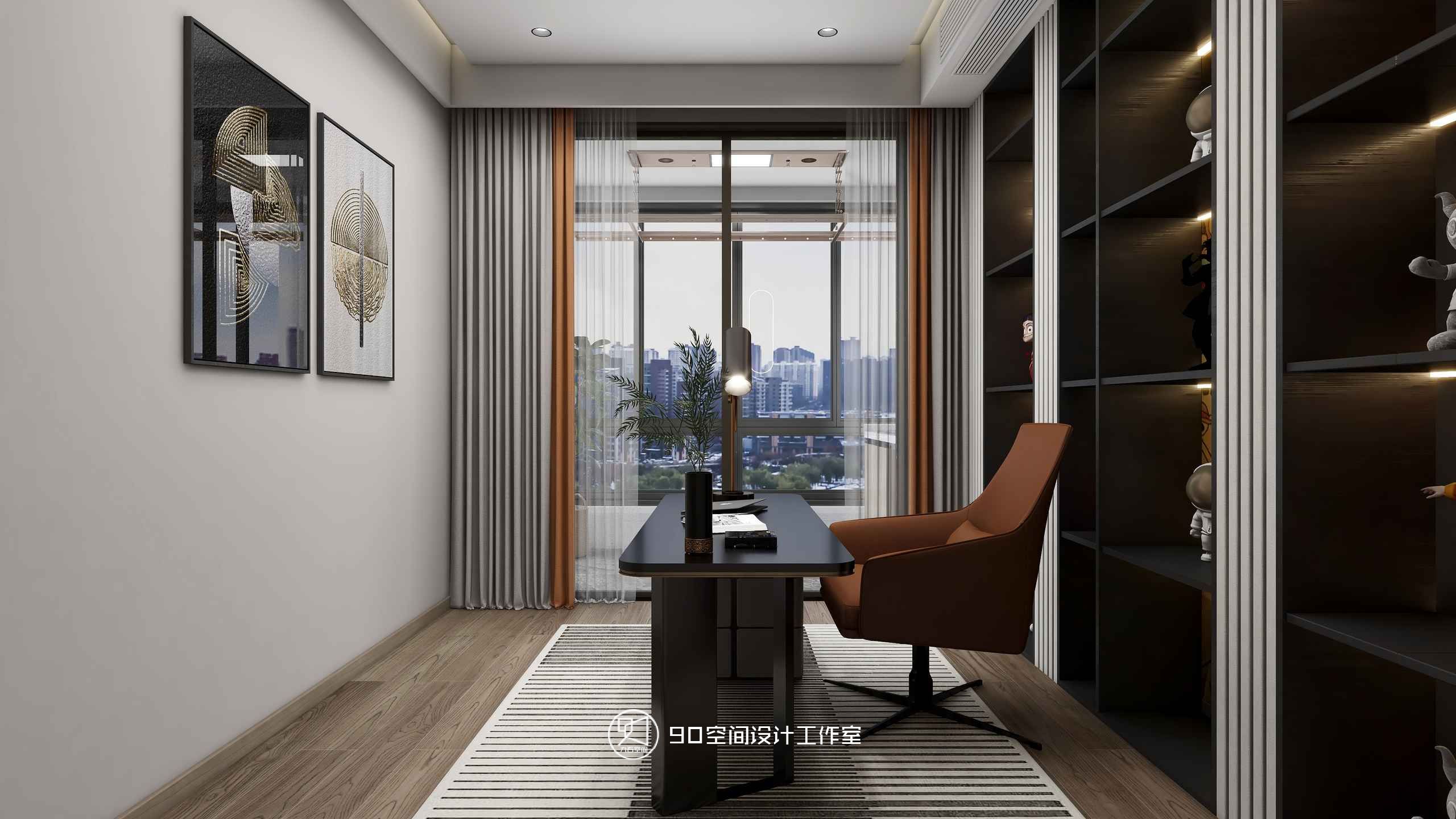 绿意浓情 · 轻奢风格 125 平方 3 室 2 厅 2 卫设计-44