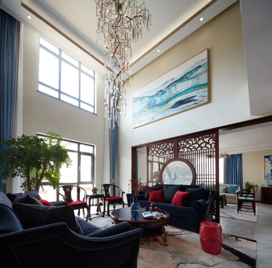 北京密云新中式独栋别墅丨中国北京丨尚层装饰-33