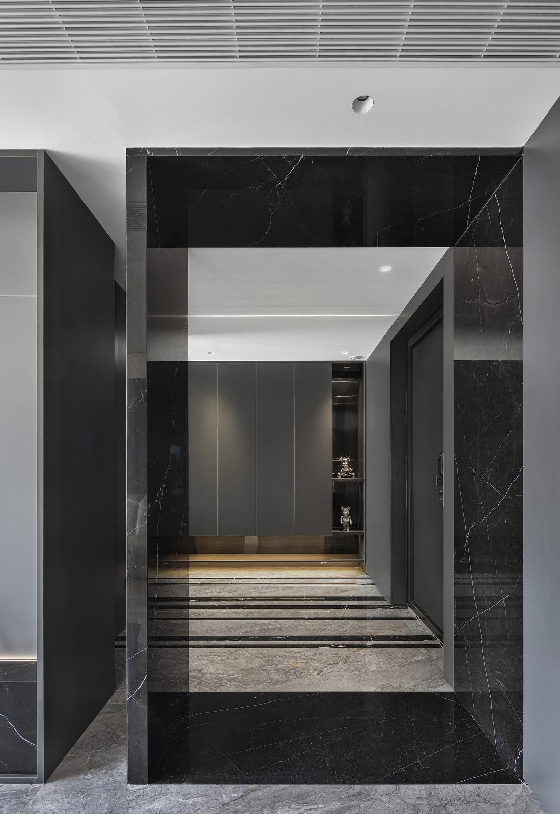 黑白琴键 - 融合硬朗与温柔的现代简约家居设计-1