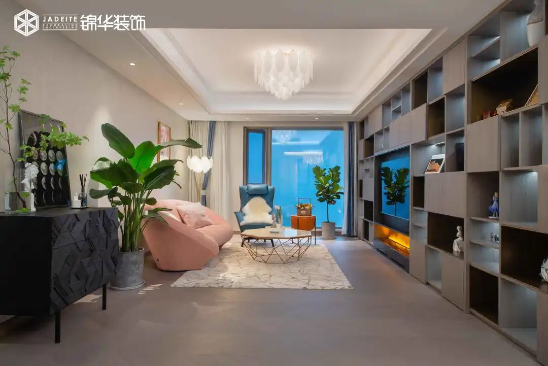 现代简约之家丨江苏锦华装饰-50