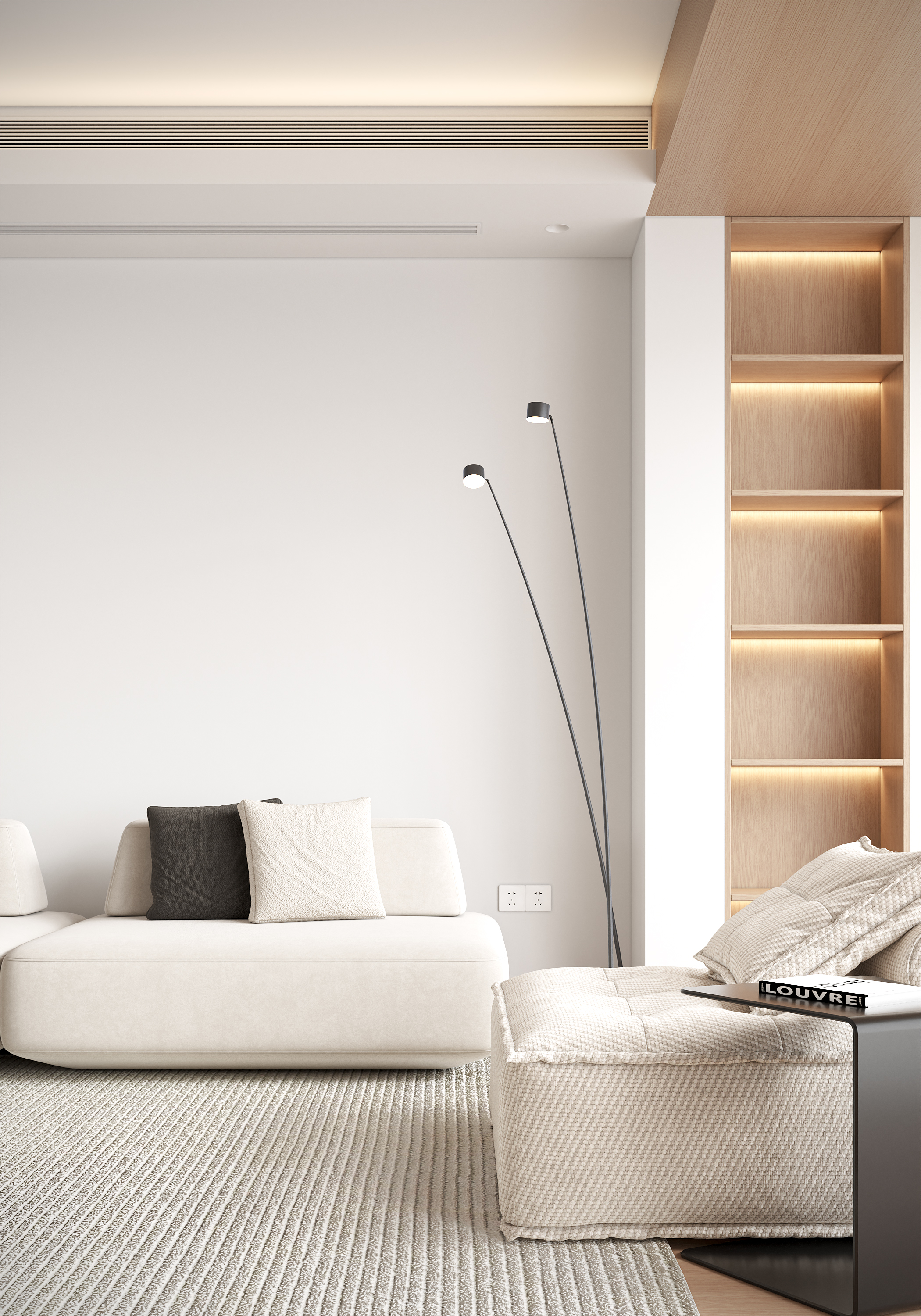 原木风平层效果图表现-2