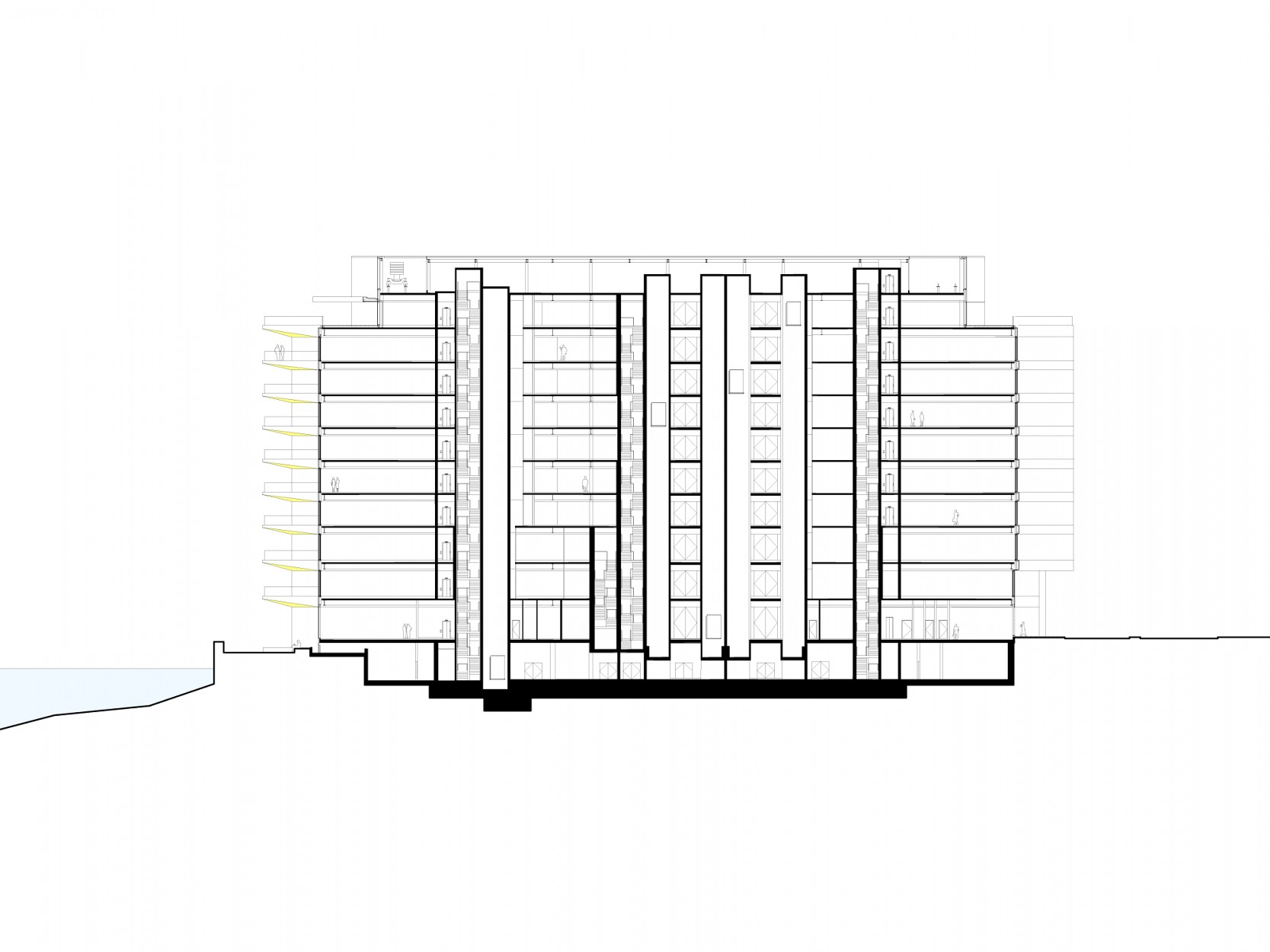 河岸别墅；河滨住宅；河畔公馆（三个根据不同情境从通用语境考虑比较常用的表达，可按需选择其一 ）

注：最好能提供完整语境，以便输出最贴切唯一的翻译如果在建筑行业领域，河岸府邸相对更适合；如果是住宅介绍，河岸别墅会较合适；若作为酒店之类的名称，河滨酒店也有可能个人倾向按住宅常见角度用河岸别墅 丨英国伦敦丨David Walker Architects-35