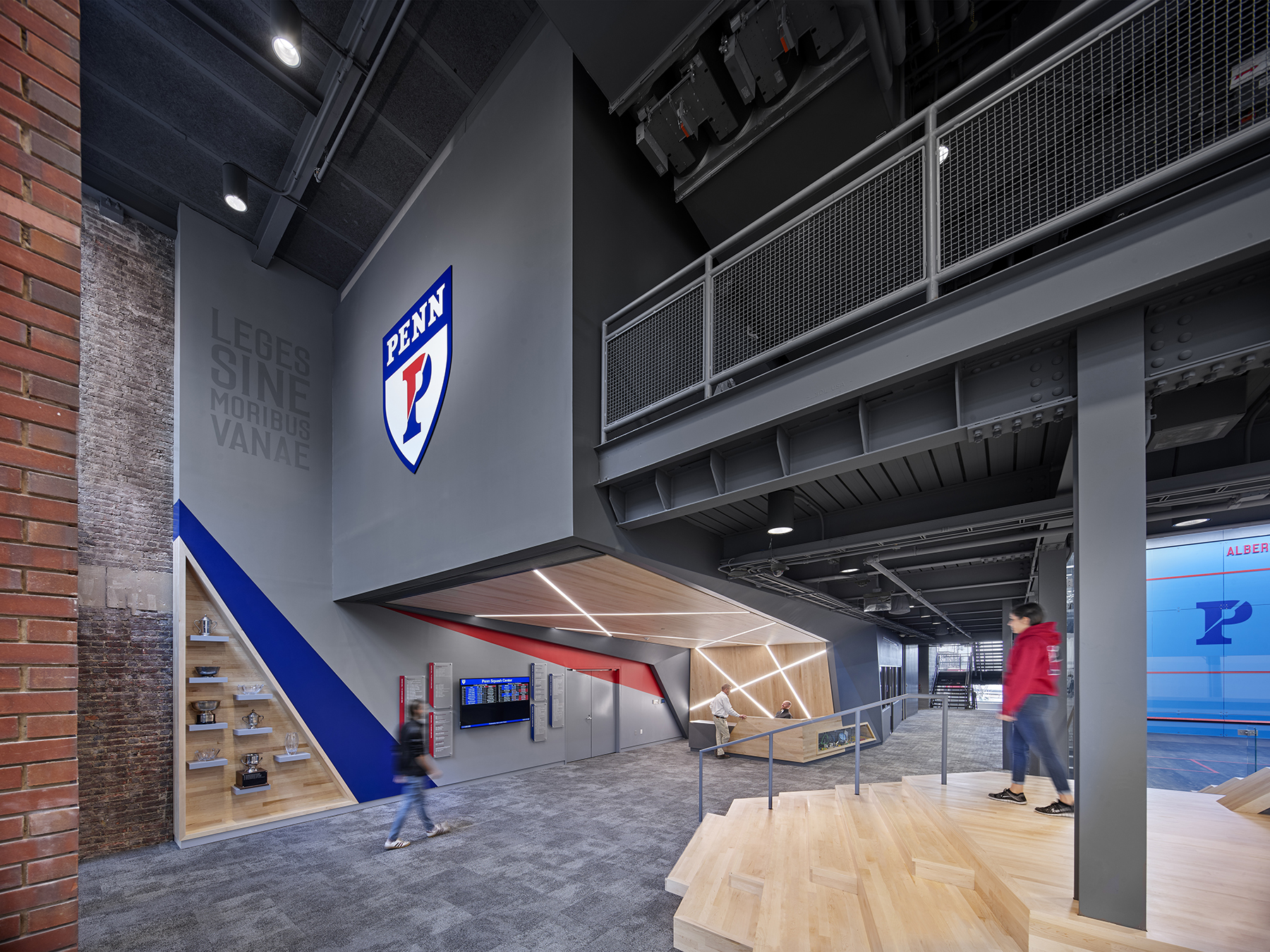 宾夕法尼亚大学新建筑 | Penn Squash Center 的现代化改造-10
