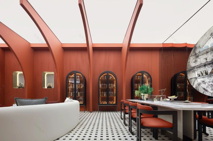 2400㎡宋代美学售楼中心设计丨中国温州丨几朵设计-69