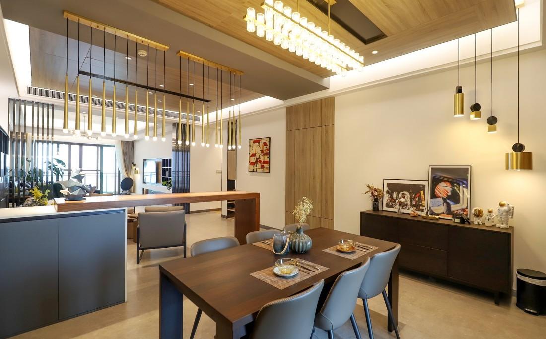 广州轻奢北欧风大户型设计,多元素空间利用-41