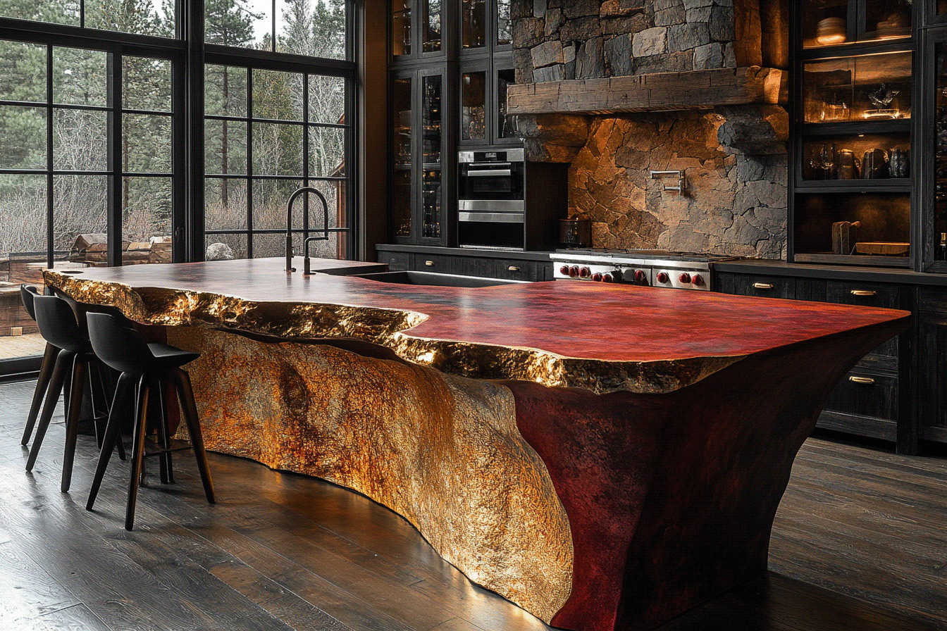 Extraordinary Bespoke Kitchen Islands by AICI-76