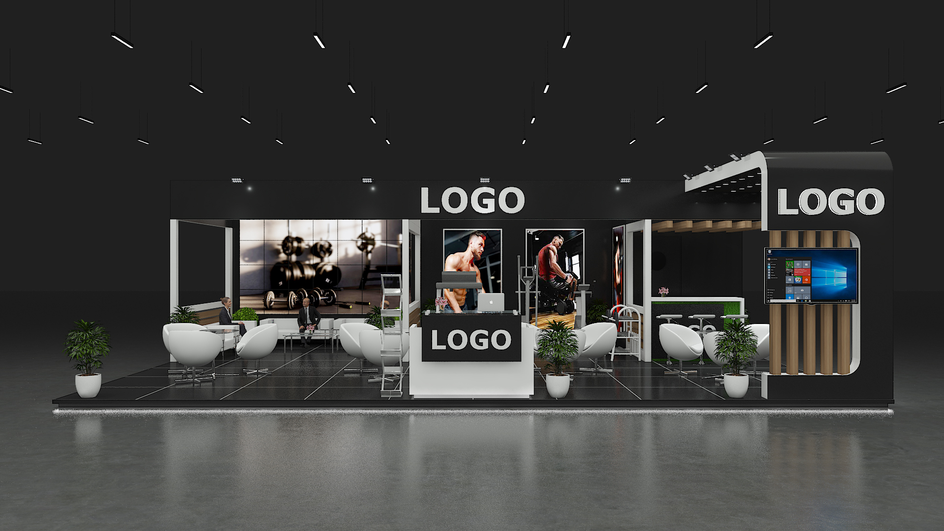 Fitness Booth - 7X10-0