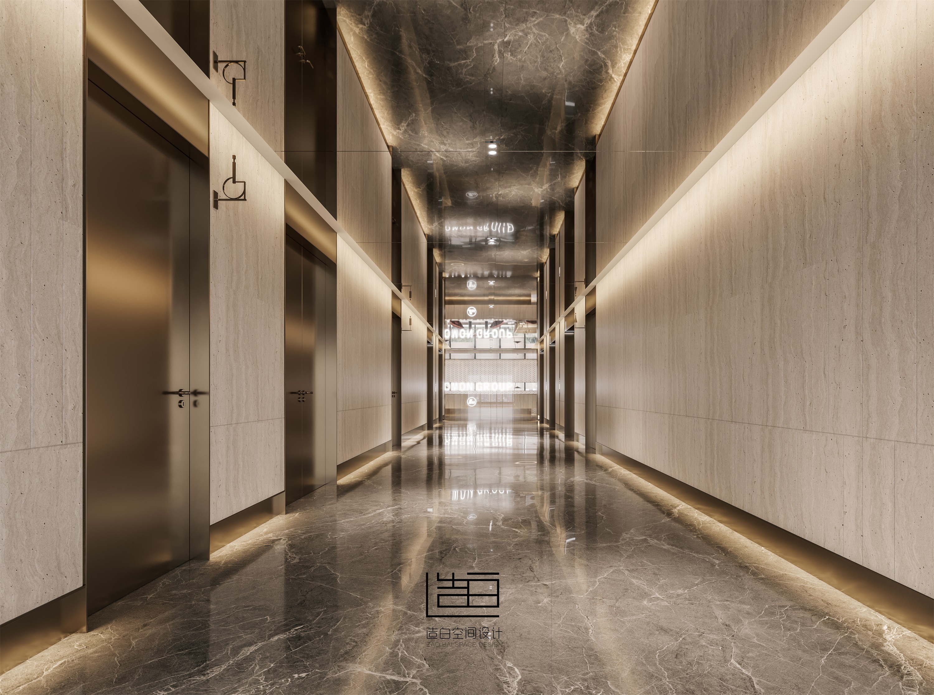 招商办公设计表现丨中国温州丨四川成都造白空间设计有限公司,四川欣闻装饰工程有限公司-9