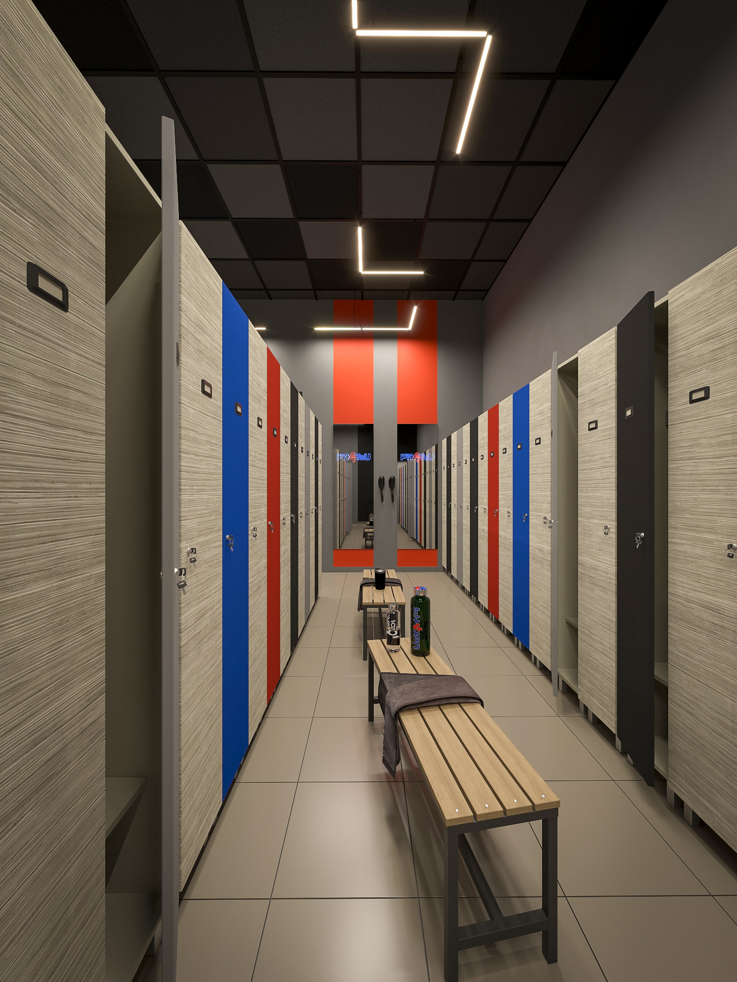 Fit4You 健身中心室内设计丨Planar Architecture Design Studio-9