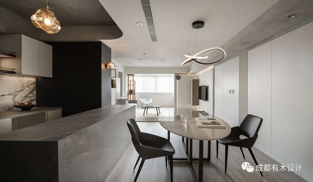 光感简约宅邸 · 电影风现代家居设计丨华设-7