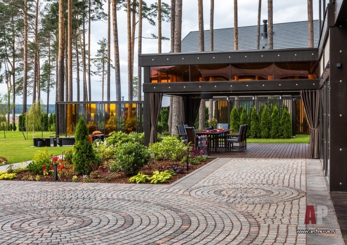 现代半木结构住宅（含室内,景观）丨俄罗斯圣彼得堡丨尤利娅·切尔库恩工作室-15