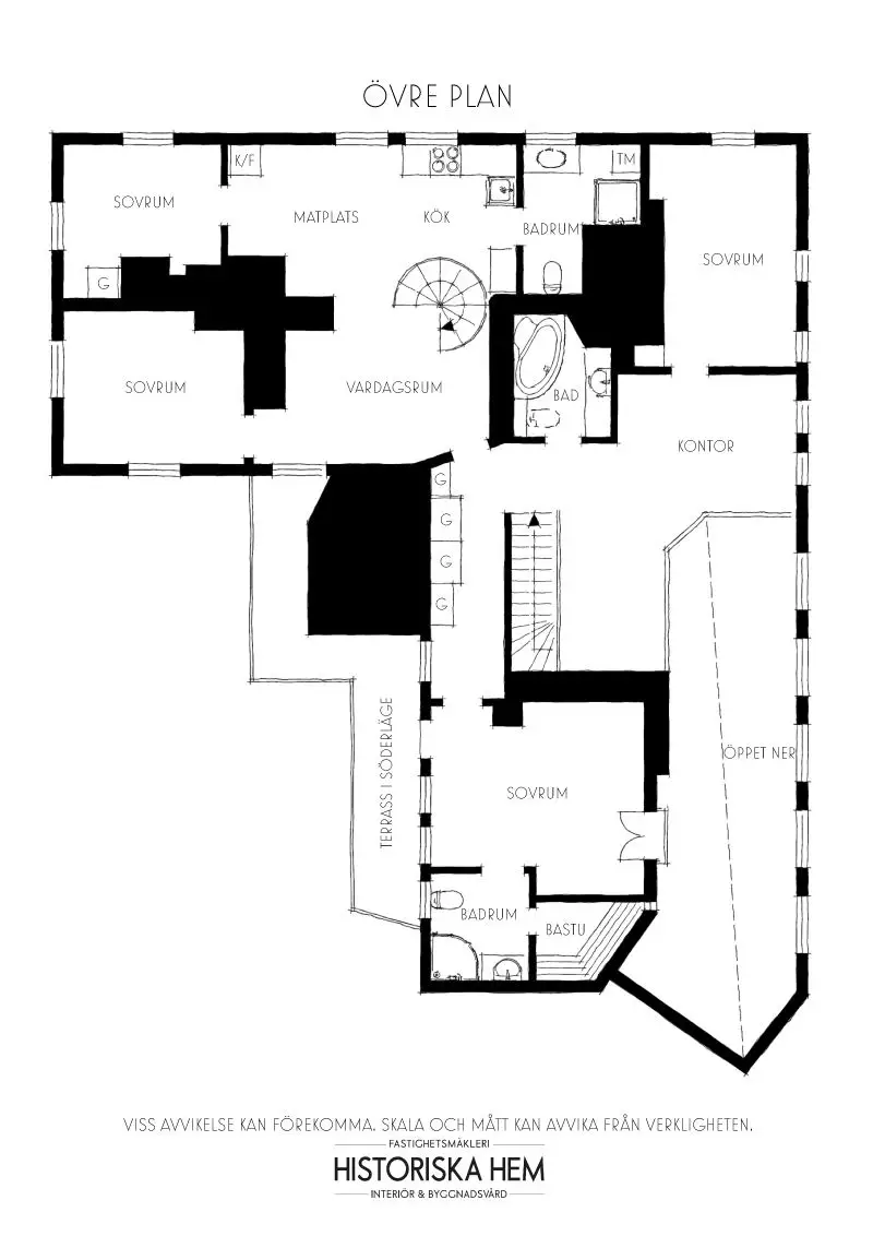 梦幻之居 | 瑞典斯德哥尔摩艺术装饰风格复式公寓-21