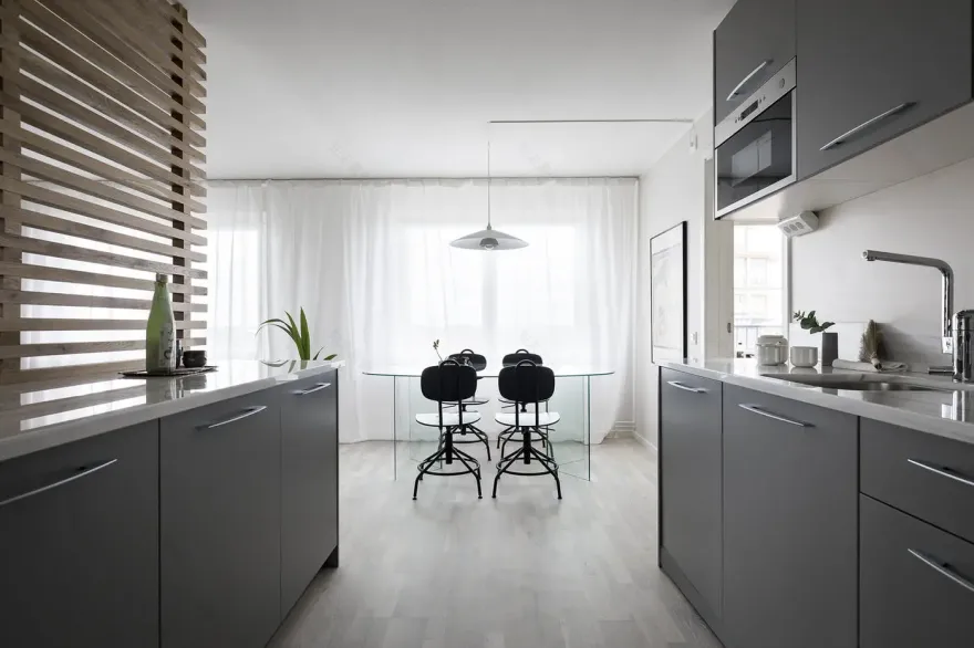 半开放式厨房设计,打造日式生活空间-11