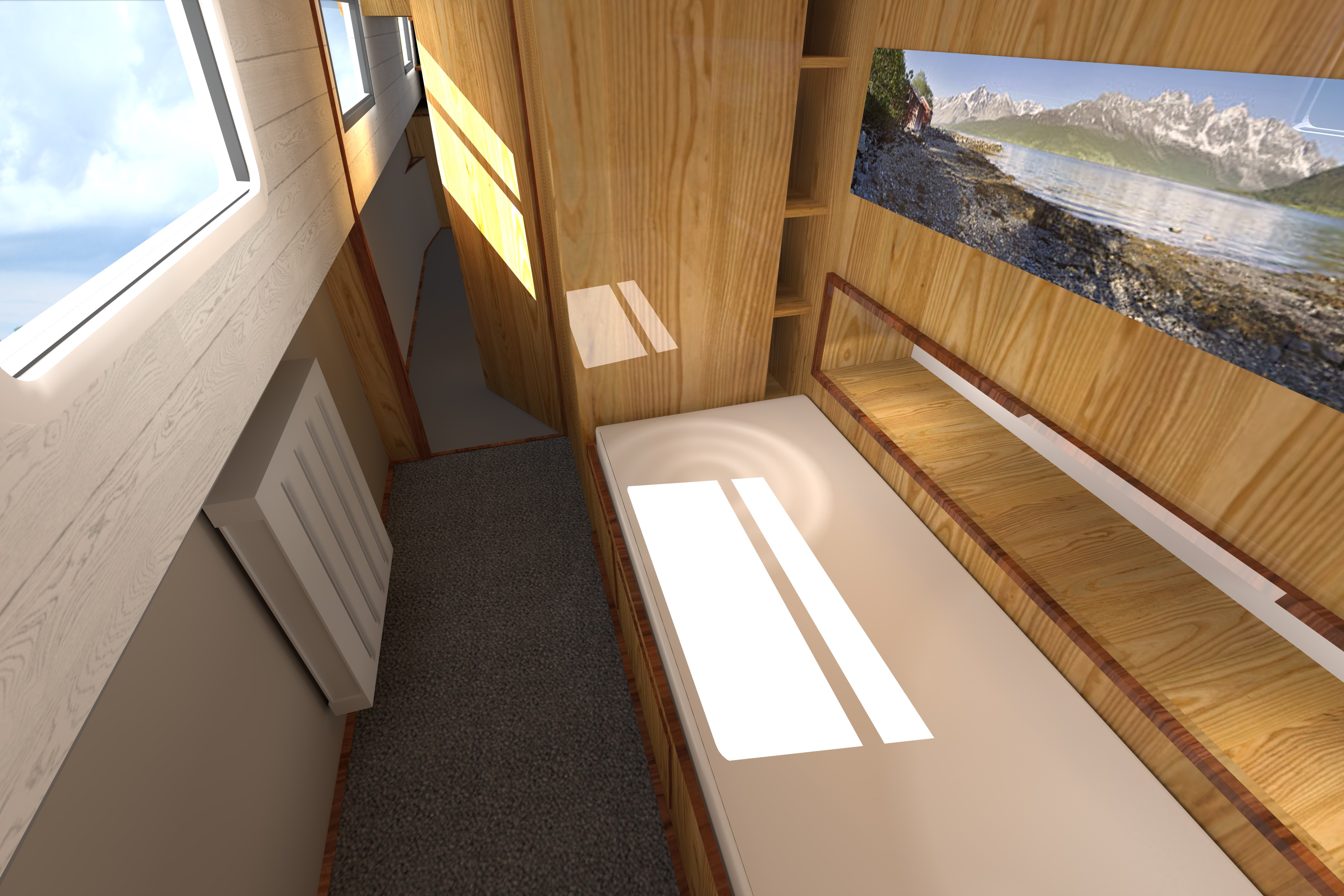 CANAL BOAT mod layout, Bobie shelves for teddy bears-6