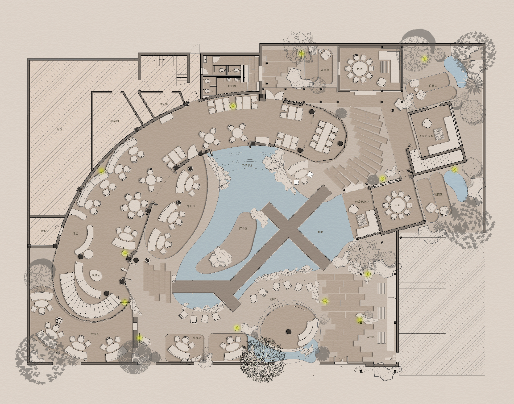 Lan岚·云南bistro餐厅丨中国丽江丨FUNS方糖空间设计顾问-102