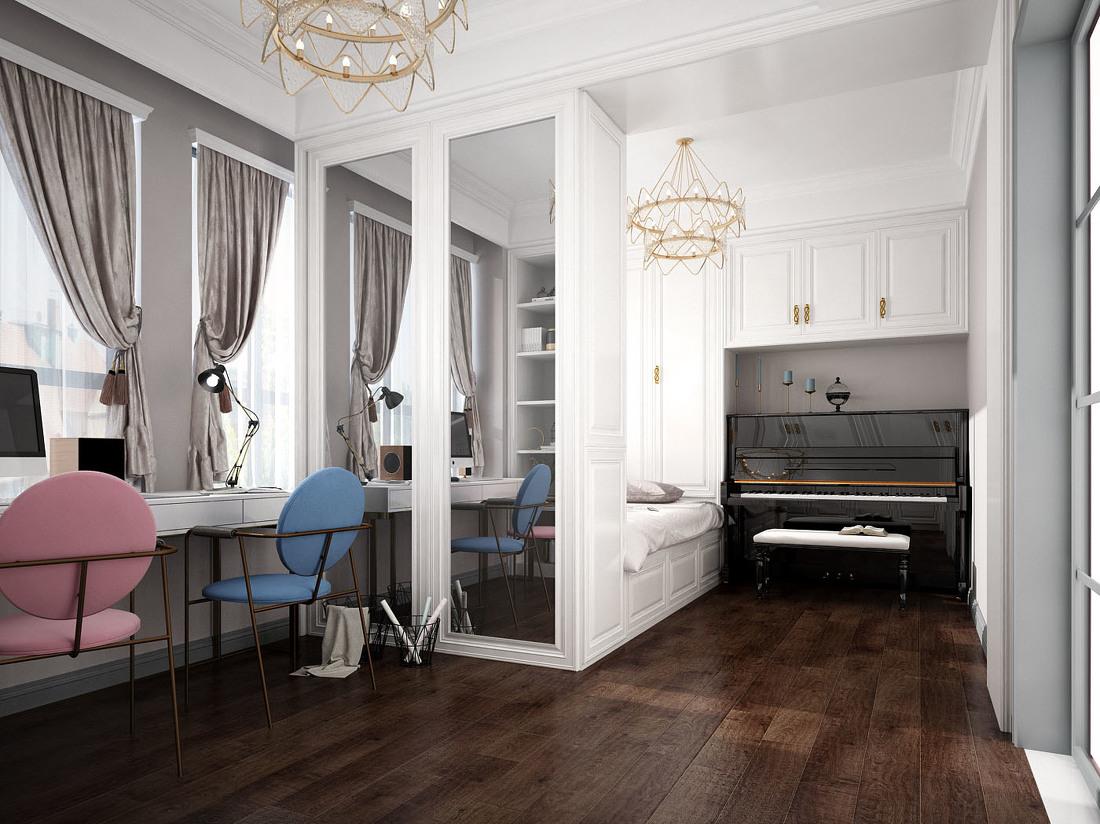 
尚晓明丨云端点墨设计 -180平层/午后红茶 -17