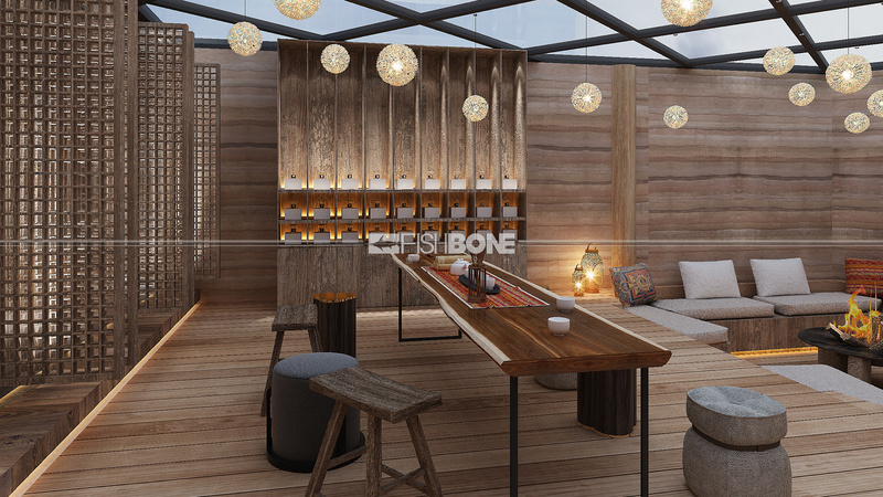 香格里拉云时仕锦酒店丨昆明鱼骨视野室内装饰设计咨询有限公司-31