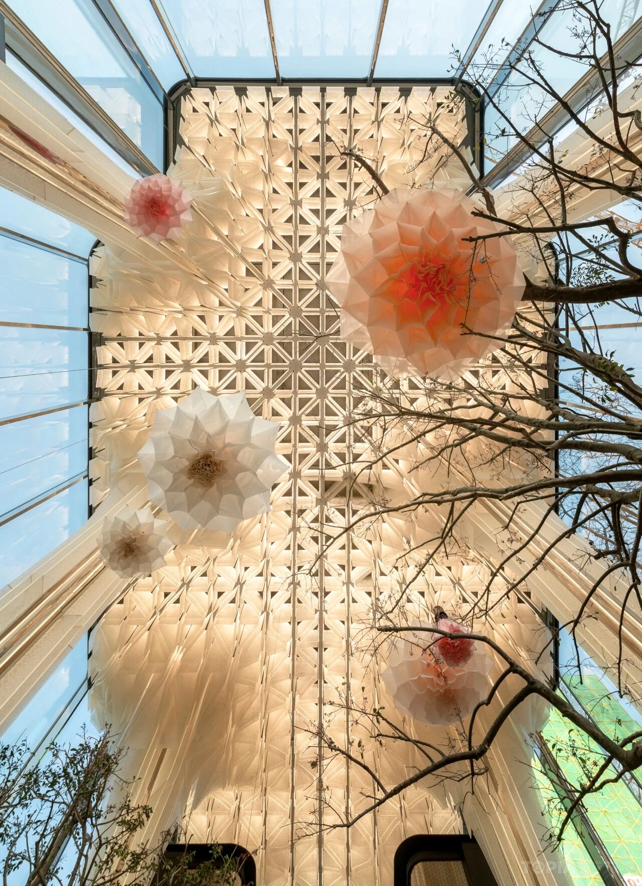 新作 DIA —— 写意山水 · 落日熔金「北京·华润置地 臻澐四季花厅 Urban luxury natural art」丨中国北京丨GAD吴轩-10