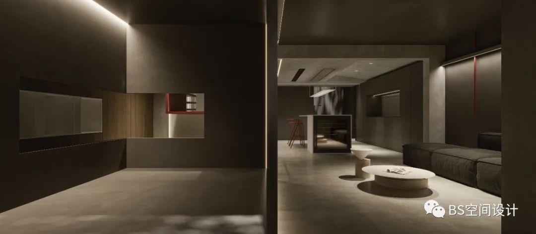 上海樾山半岛别墅 | 黑白灰与木元素的地下空间重构-28