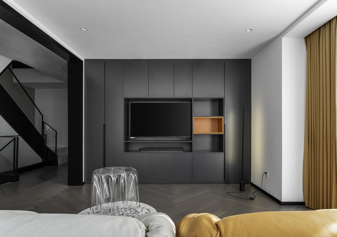黑白灰的现代气质 · 西厨区与休闲区的完美融合-18