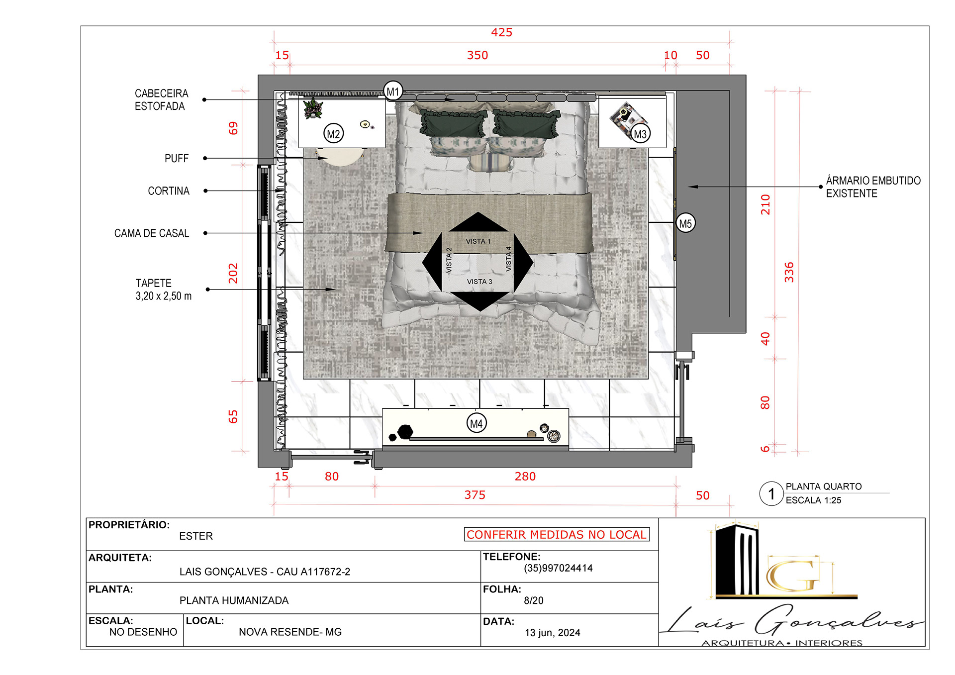 DETALHAMENTO DE INTERIORES - MARCENARIA QUARTO-1