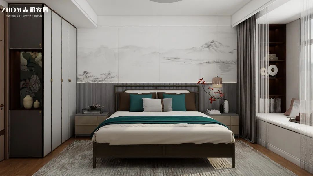 123㎡新中式拎包案例丨宋沁-35