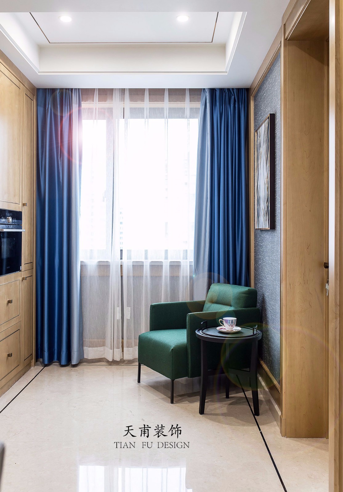温州天甫装饰现代简约别墅设计-4